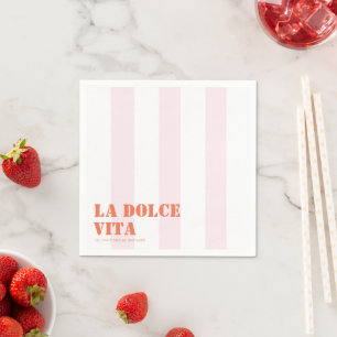 La dolce vita bruiloftsborrel servet
