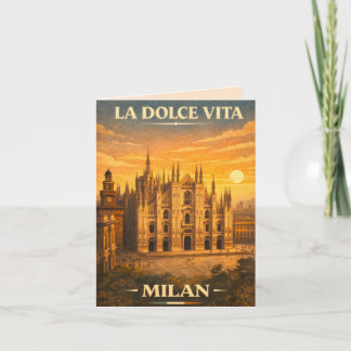 La Dolce Vita - Capri Vintage Travel Poster