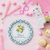 La Dolce Vita citroen bruiloftsfeest Papieren Bordje (Feest)