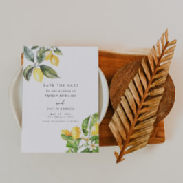 La Dolce Vita Citrus Citrus Bewaar de datum Kaart