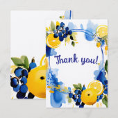 La Dolce Vita- dankkaarten Bedankkaart (Voorkant / Achterkant)