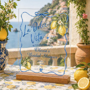 La Dolce Vita Fête de Mariage Italien de Bienvenue