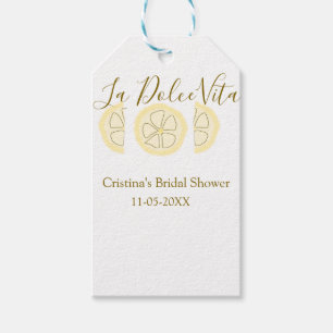 La Dolce Vita gele citroen bruidsdouche pastel bo Cadeaulabel