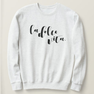 La Dolce Vita Gezellig Comfortabel Reis Sweatshirt
