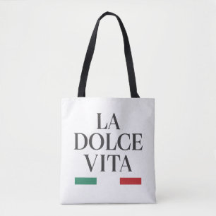 La Dolce Vita Italiaans Canvas tas