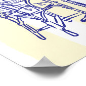 La Dolce Vita Italiaans citroen Vrijgezellenfeest  Poster (Hoek)