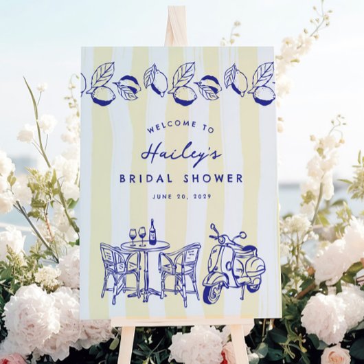 La Dolce Vita Italiaans citroen Vrijgezellenfeest  Poster