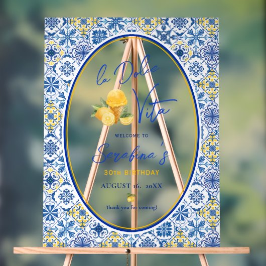 La Dolce Vita Italian Birthday Party (Neutre)