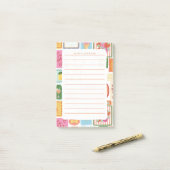 La Dolce Vita Italian French Personalized Girly Post-it® Notes (Op bureau)