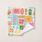 La Dolce Vita Italien Modèle Coloré Français (Gant de toilette)