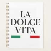 La Dolce Vita Italien Spiral Planner (Devant)