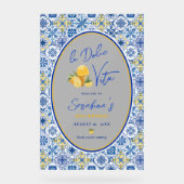 La Dolce Vita Italienne Anniversaire Bienvenue (Recto)