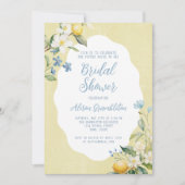 La Dolce Vita Lemon Bridal Shower Invitation Kaart (Voorkant)