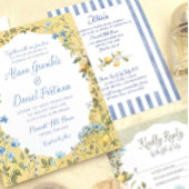 La Dolce Vita Lemon Faire-part de mariage Floral