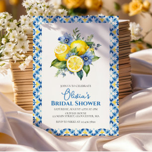 La Dolce Vita Lemon floral Vrijgezellenfeest Kaart