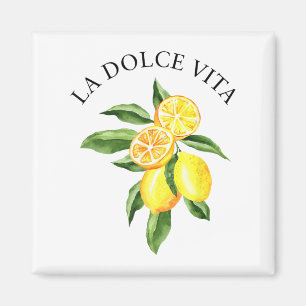 La Dolce Vita Lemon Italiaanse zomer Limoncello Am Magneet