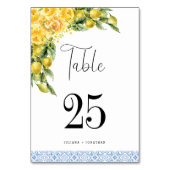 La Dolce Vita - Mediterrane bruiloft Kaart (Achterkant)