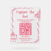 La Dolce Vita Meisjesweekend Acryl Bord (Voorkant)