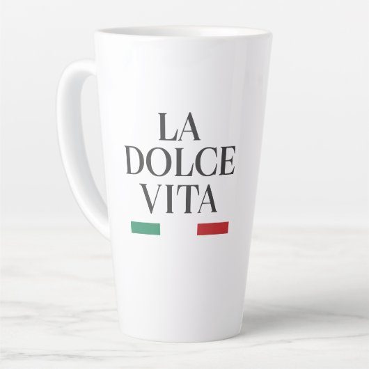 La Dolce Vita Milk Mug Italien (Angle gauche)