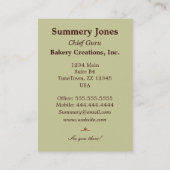 La Dolce Vita Pear Visitekaartje (Achterkant)