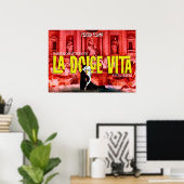 LA DOLCE VITA POSTER (Thuiskantoor)