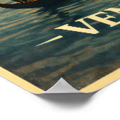 La Dolce Vita - Venice Vintage Travel Poster (Coin)