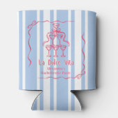 La Dolce Vita vrijgezellenweekend Blikjeskoeler (Achterkant)