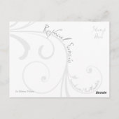 La Donna Velata briefkaart (Achterkant)