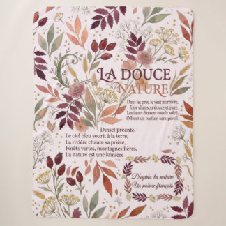 La Douce Nature Sherpa Dekensprei Deken