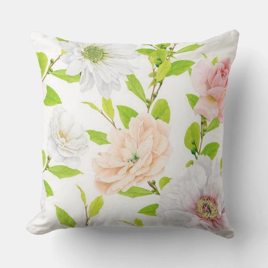 La douce odeur des fleurs Coussin de jet extérieur (Recto)