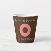 La douzaine de beignets de Baker - Mug latte (Devant)