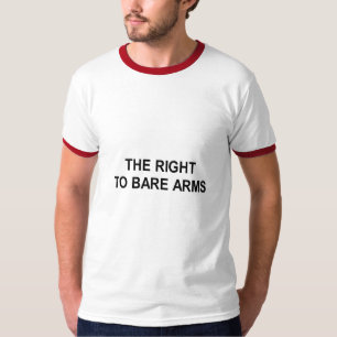 la droite de découvrir le T-shirt de bras