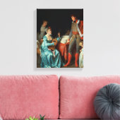 La Duchesse Abrantes et le General Junot Canvas Afdruk (Insitu (Woonkamer))