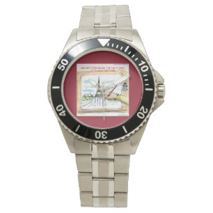 La Encre Coule Toujours Dans Paris Montre en Acier
