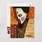 LA FACE DE LA Carte Postale AFRICAINE (Devant / Derrière)