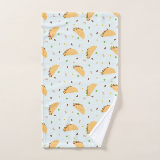 La faim du Motif de Tacos (Serviette à main)