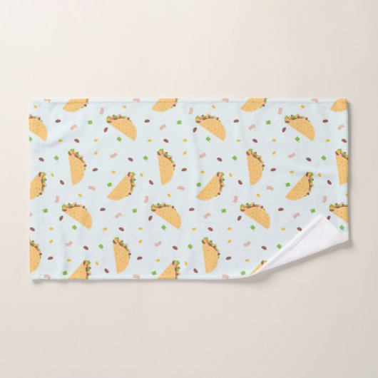 La faim du Motif de Tacos (Serviette à main)