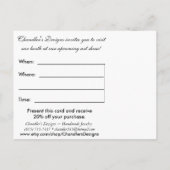 La Faire-part de Dezigns de Chandler (Dos)