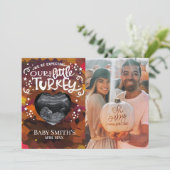 La Faire-part de grossesse de Thanksgiving (Debout devant)