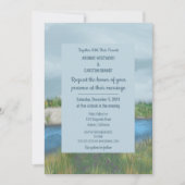 La Faire-part de mariage Balnéaire Peinte (Devant)