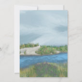 La Faire-part de mariage Balnéaire Peinte (Dos)