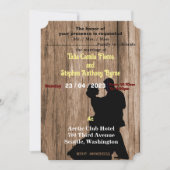 La faire-part de mariage du charpentier (Devant)