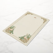 La Faire-part de mariage fleurie ornementale (Rotation)