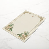 La Faire-part de mariage fleurie ornementale (Rotation)