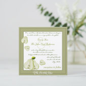 La Faire-part de mariage parfaite pour la poire (Debout devant)