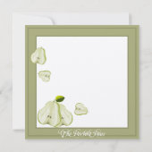 La Faire-part de mariage parfaite pour la poire (Dos)