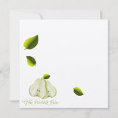 La Faire-part de mariage parfaite pour la poire (Dos)