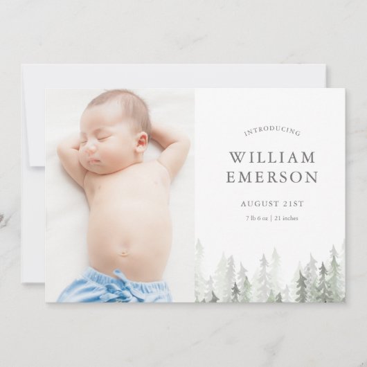 La Faire-part de naissance de la pinède (Devant)