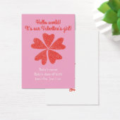 La faire-part de naissance de Valentine (Bureau)