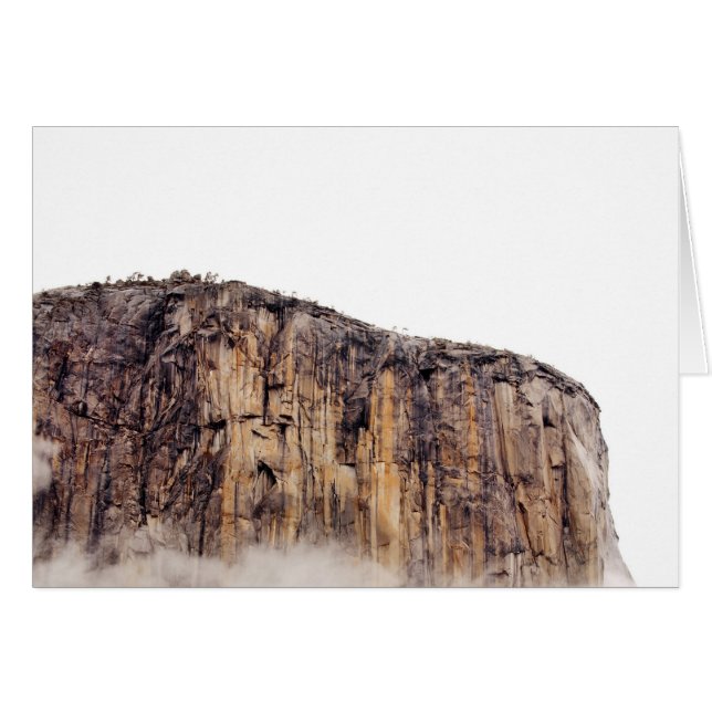 La falaise de Sheer se lève au-dessus des nuages (Devant horizontal)